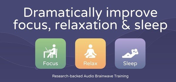 brain.fm software per la produttività, concentrazione e per dormire meglio